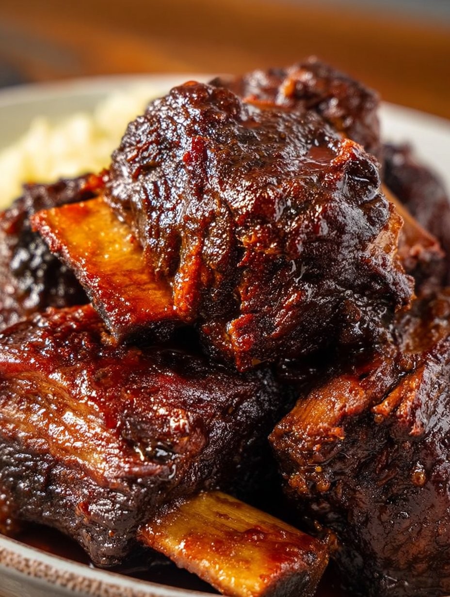 Crockpot BBQ Beef Ribs
