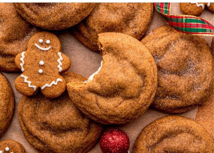 Gingerbread Cheesecake Cookies