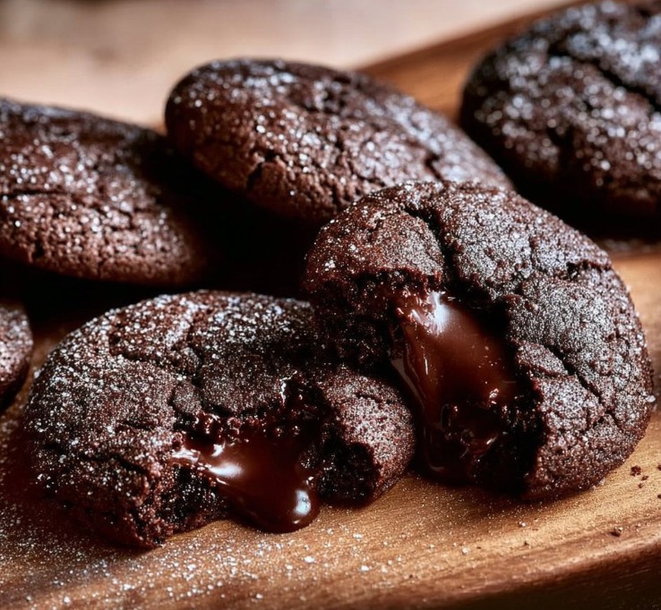 Molten Chocolate Lava Cookies