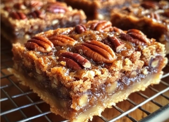 Ooey Gooey, Easy Pecan Pie Bars