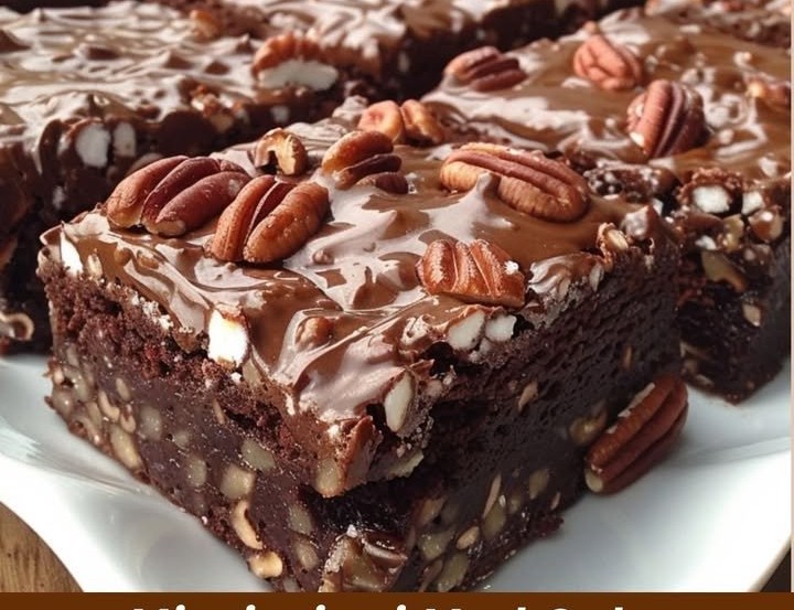 Mississippi Mud Cake Brownies