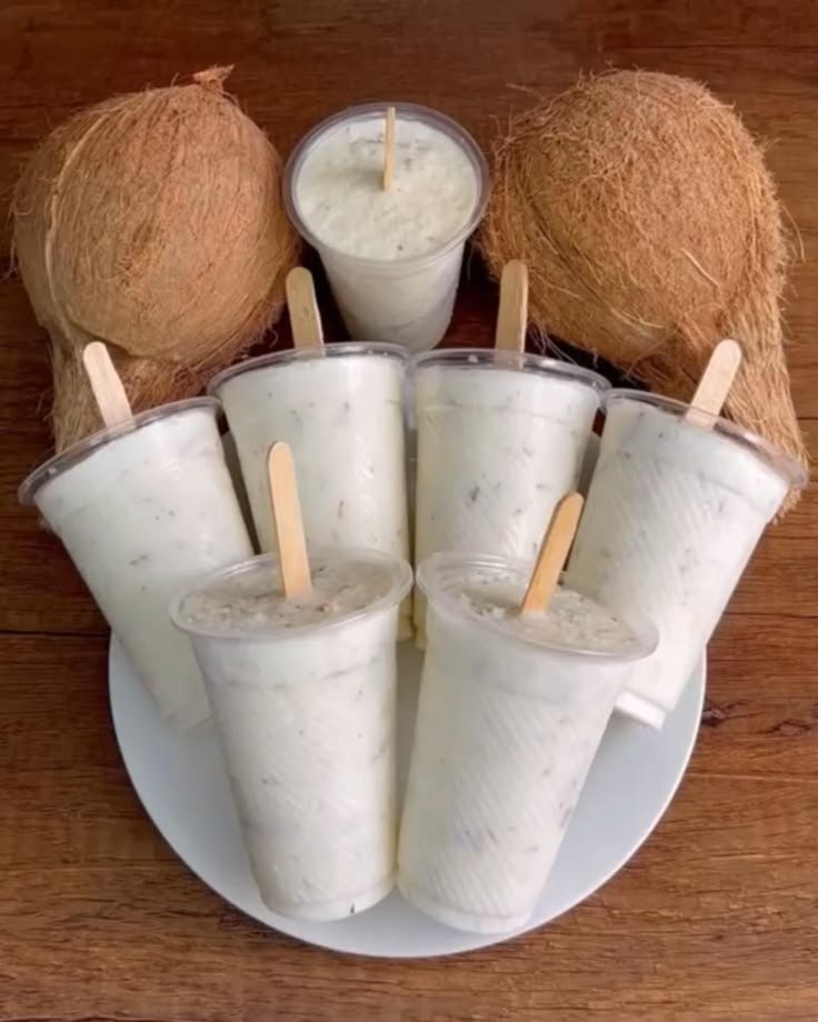 Helado de Coco Simple y Fácil