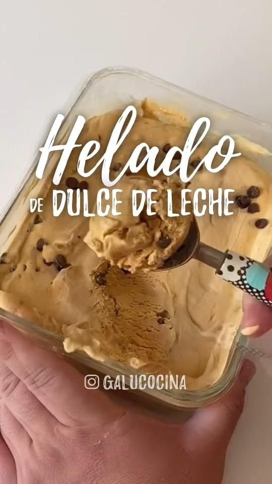 Helado de Dulce de Leche