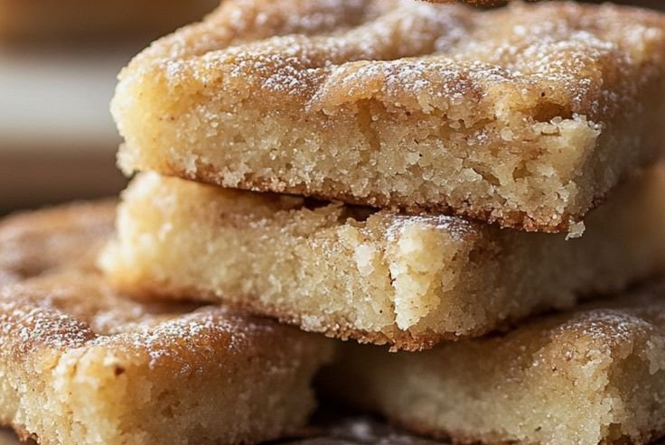 Cinnamon Sugar Blondies