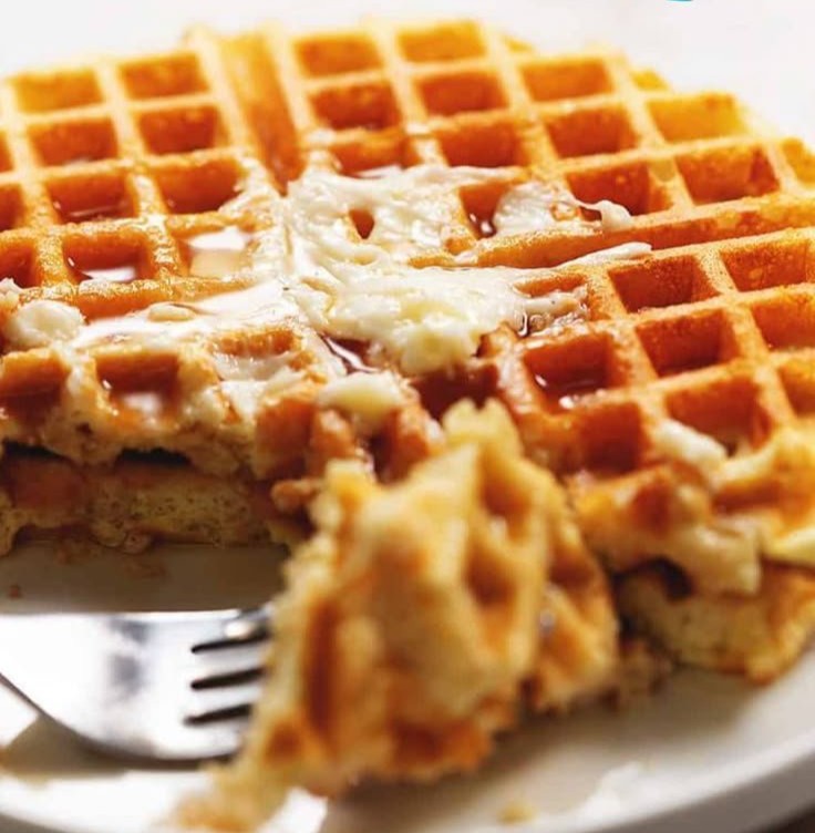 Crispy Protein Waffles