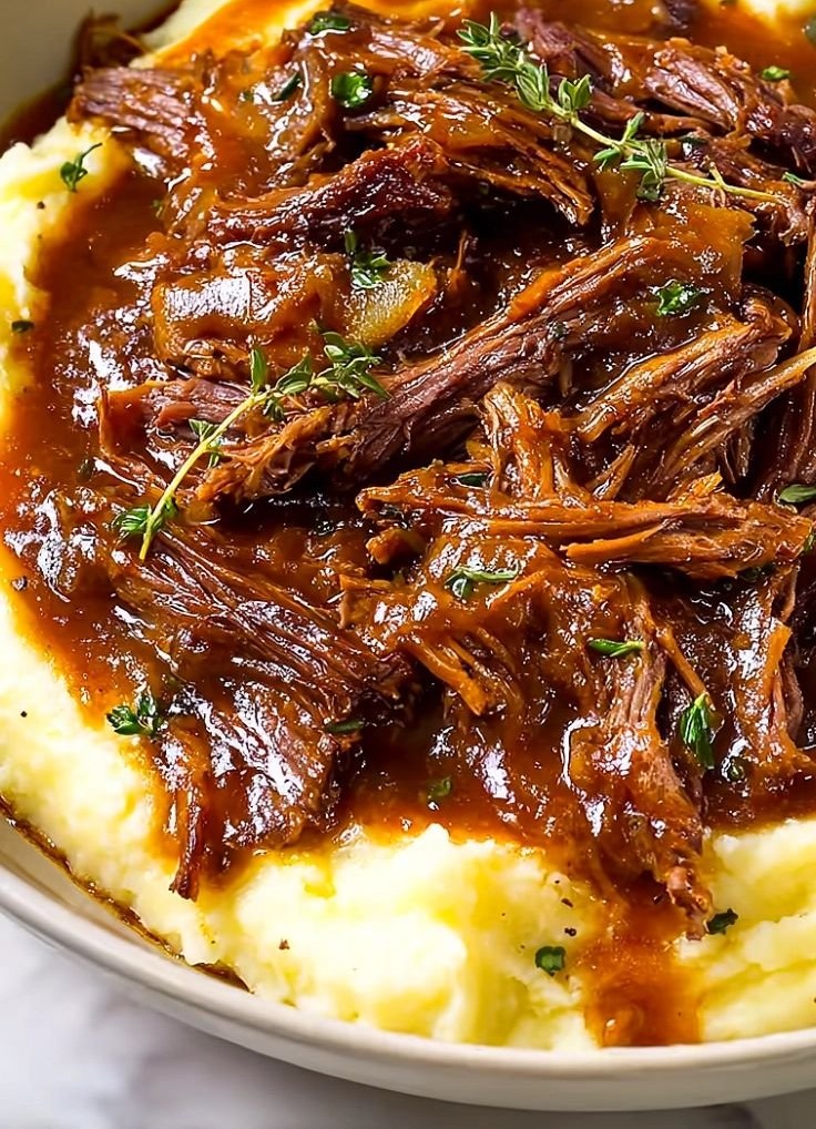 Juicy French Onion Pot Roast
