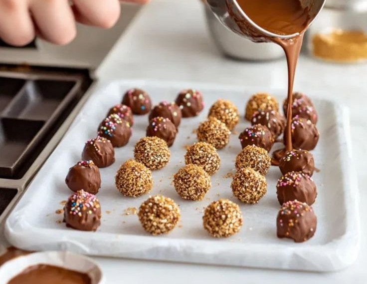 Christmas Rum Truffles