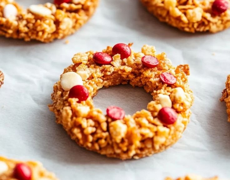Easy Cornflake Wreath