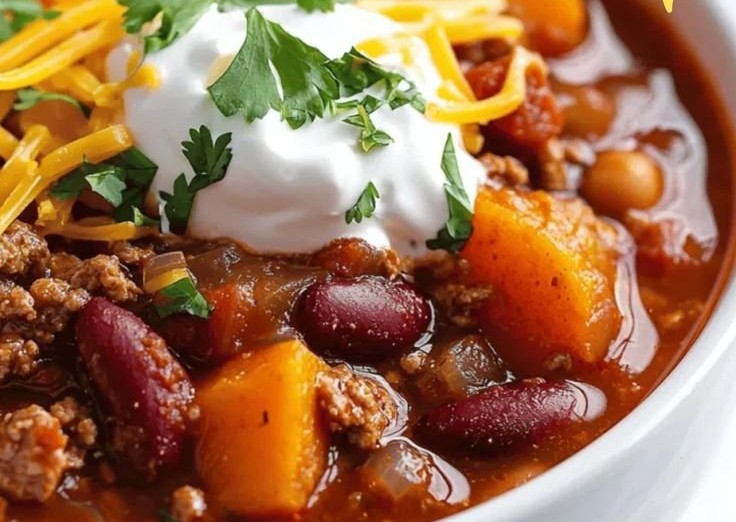 Pumpkin Chili in the Crockpot