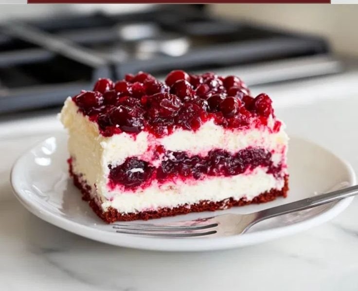 Cranberry Poke Cake