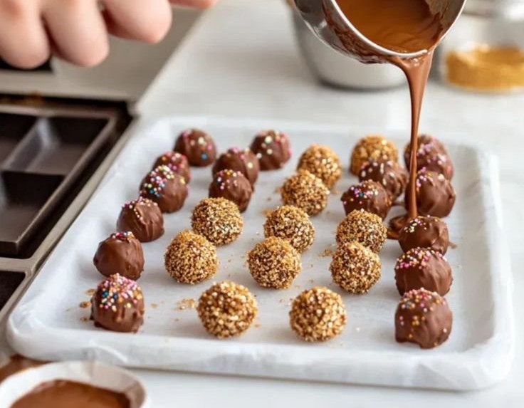 Christmas Rum Truffles