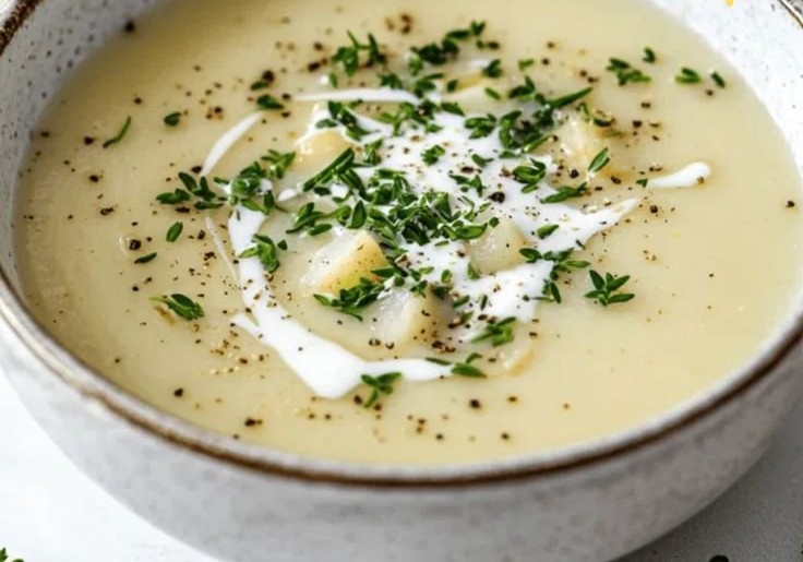 Creamy Herb Potato Soup