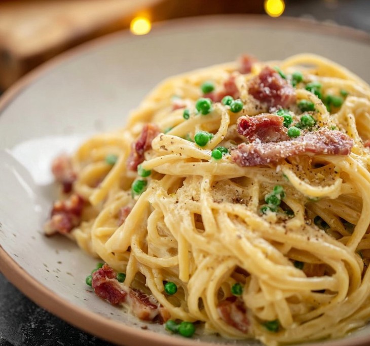 Healthy Dairy-Free Carbonara