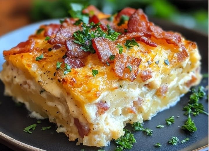 Creamy Bacon and Hashbrown Casserole