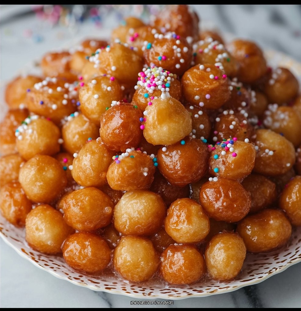 Classic Struffoli (Italian Honey Balls)