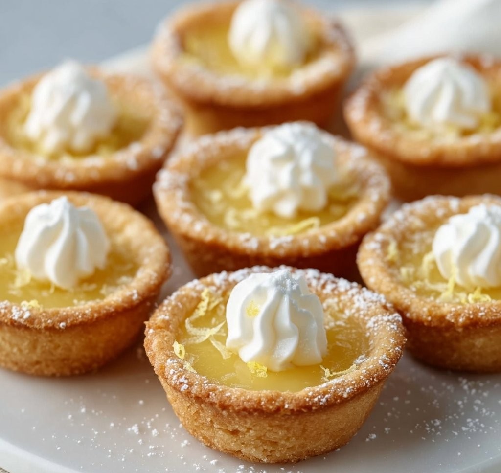 Lemon Bar Cookie Cups