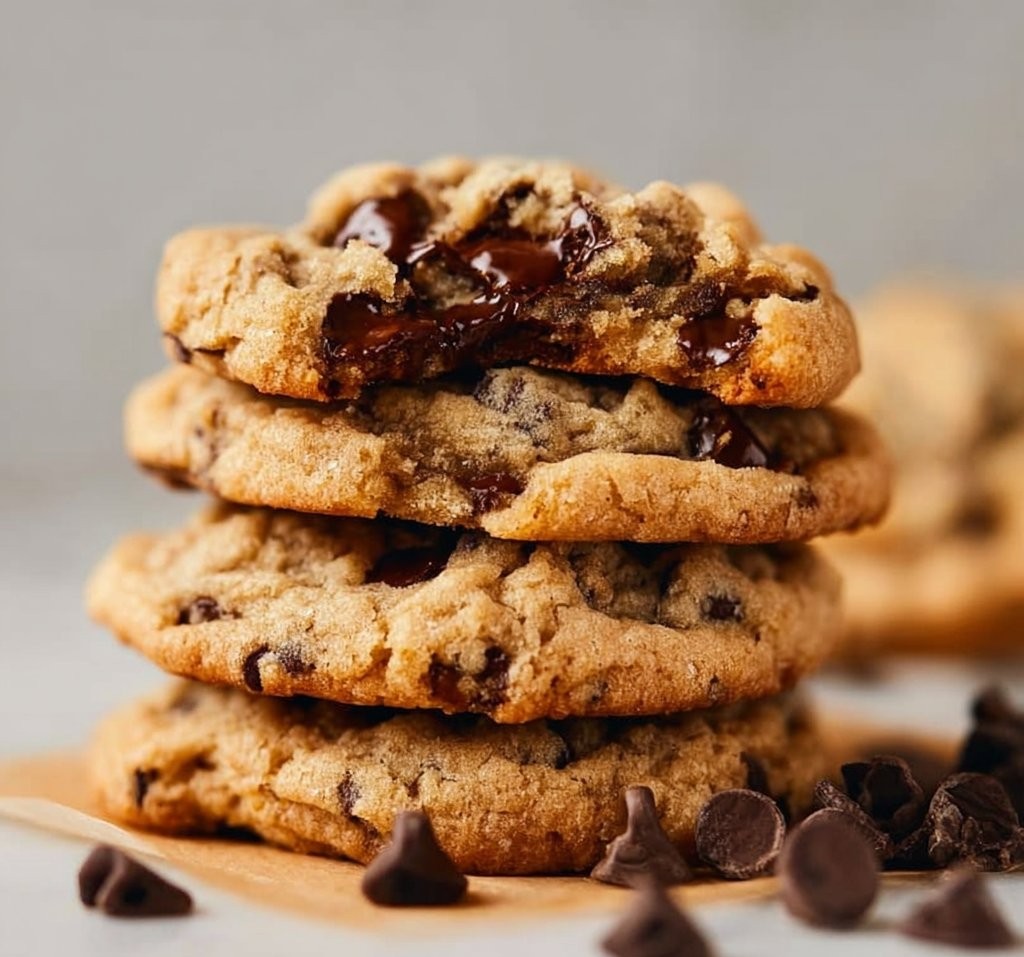 Big Soft Chocolate Chip Cookies