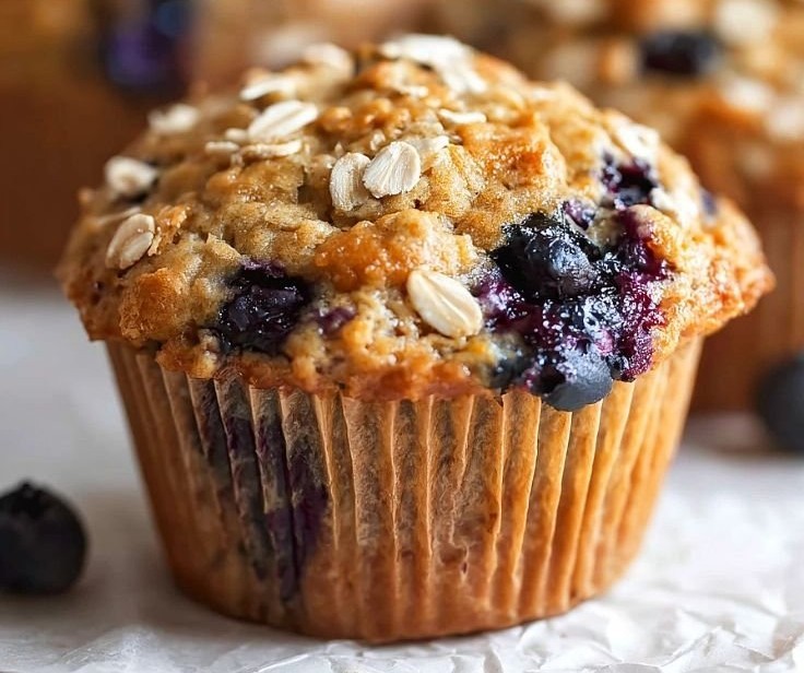 Blueberry Oatmeal Muffins
