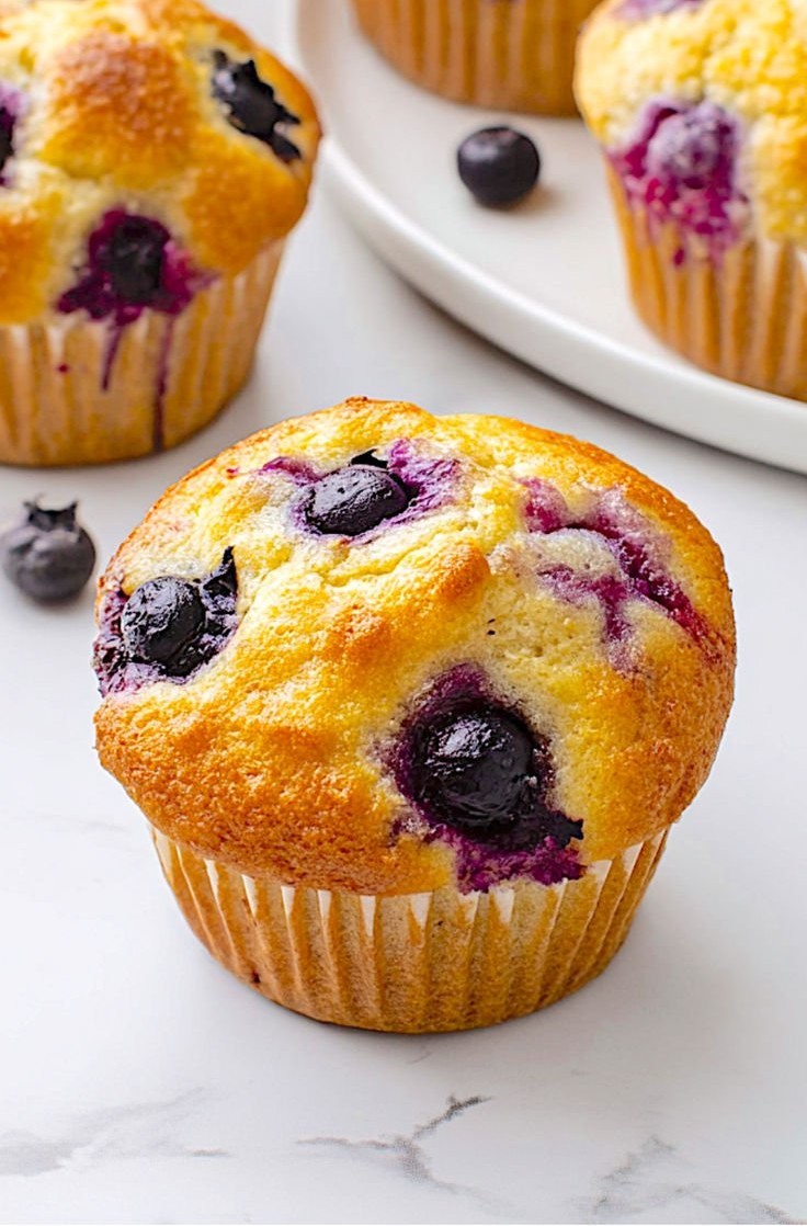 I can't believe these blueberry muffins are high protein!