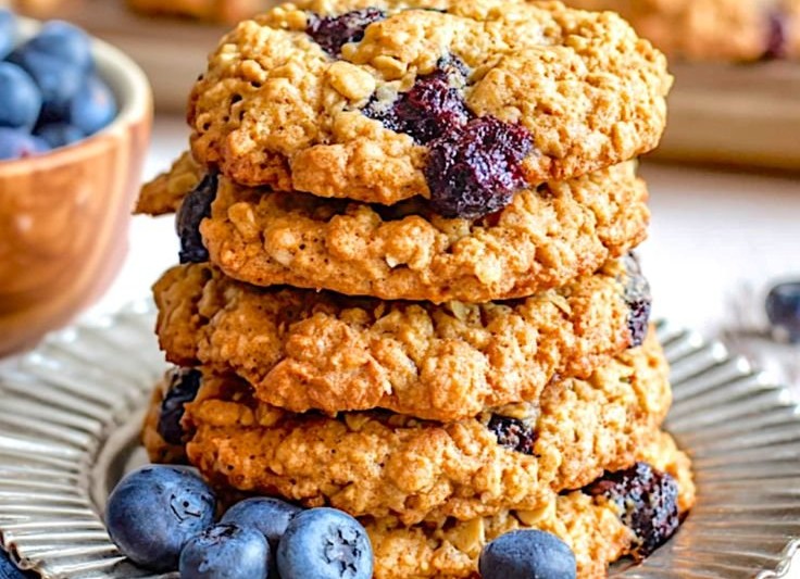 Granny's Blueberry Oatmeal Cookies