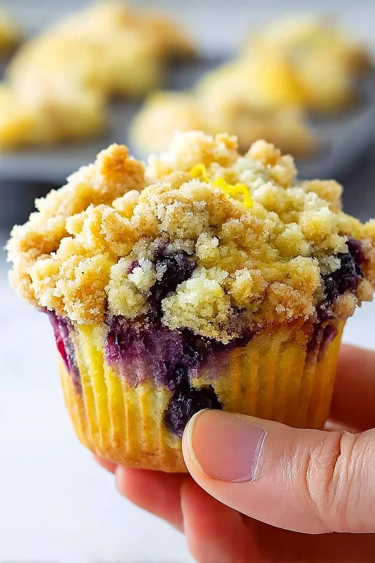 Best Lemon Blueberry Muffins