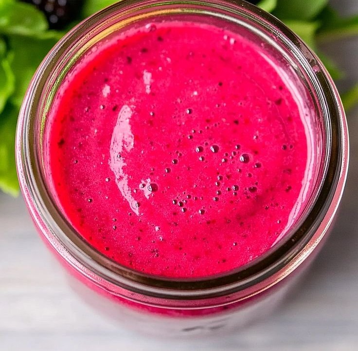 Easy Summer Blueberry Vinaigrette Dressing