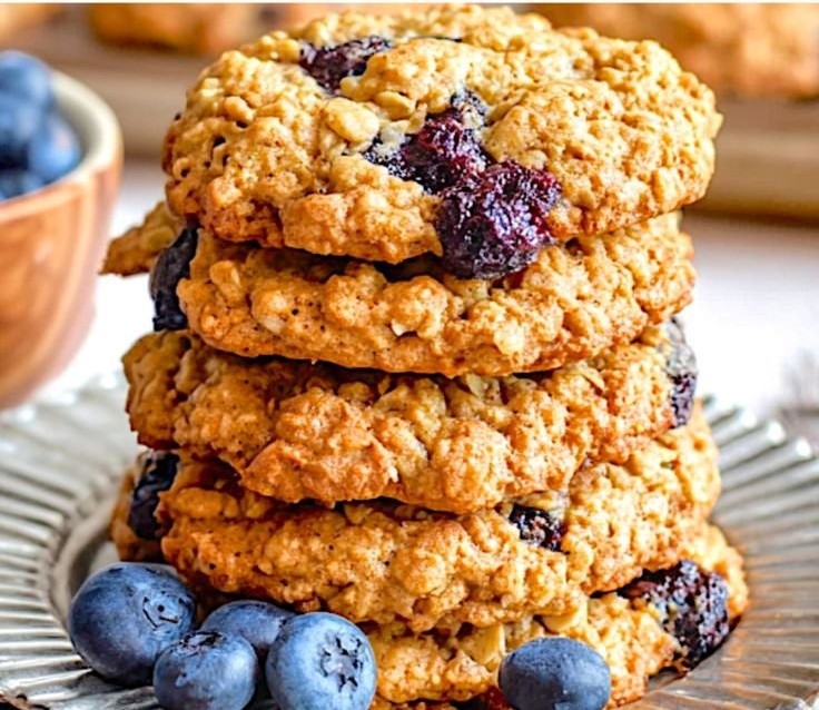 Blueberry Oatmeal Cookies