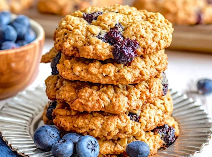 Blueberry Oatmeal Cookies
