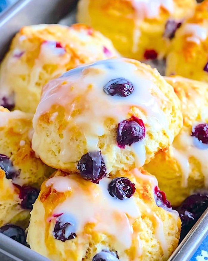 Quick-Mix Blueberry Biscuits