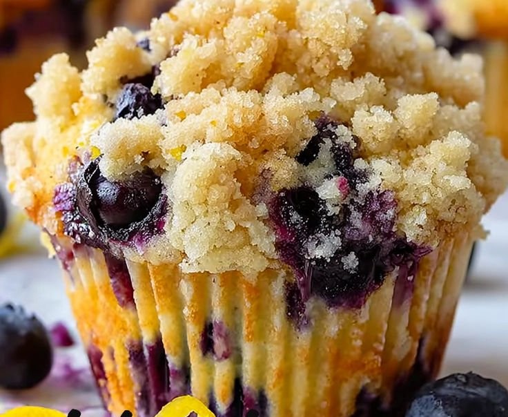 Zesty Lemon Berry Muffins