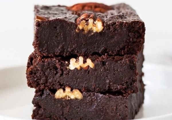 Brownies de harina de coco