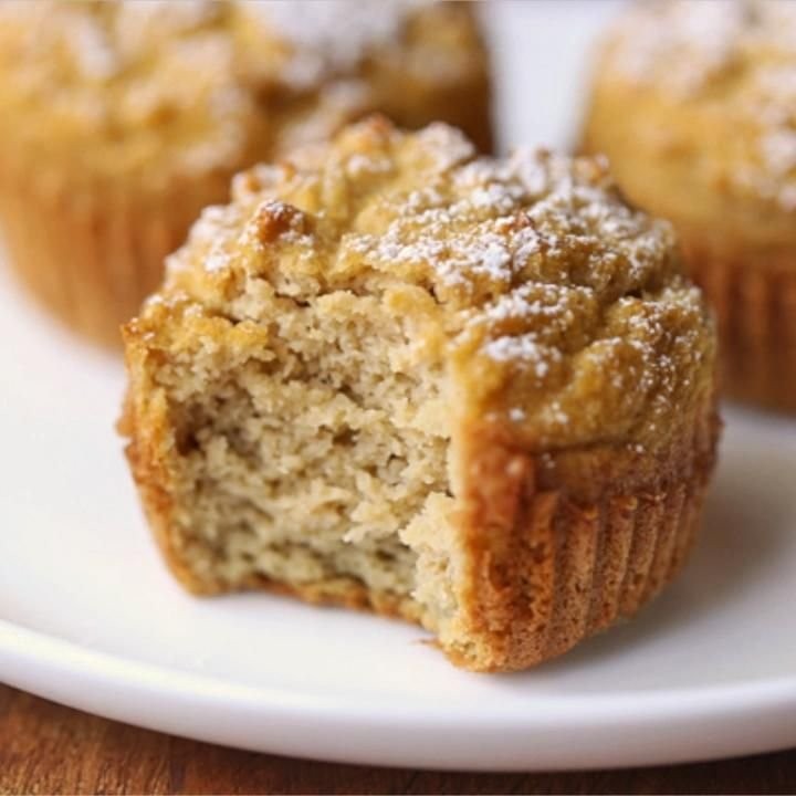 Muffins de harina de coco