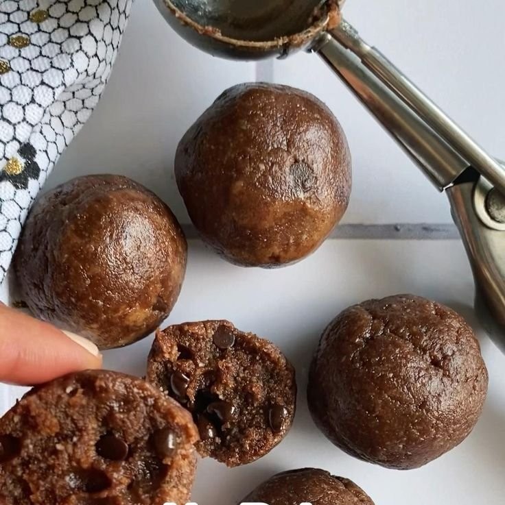 Bocaditos de Brownie Sin Hornear