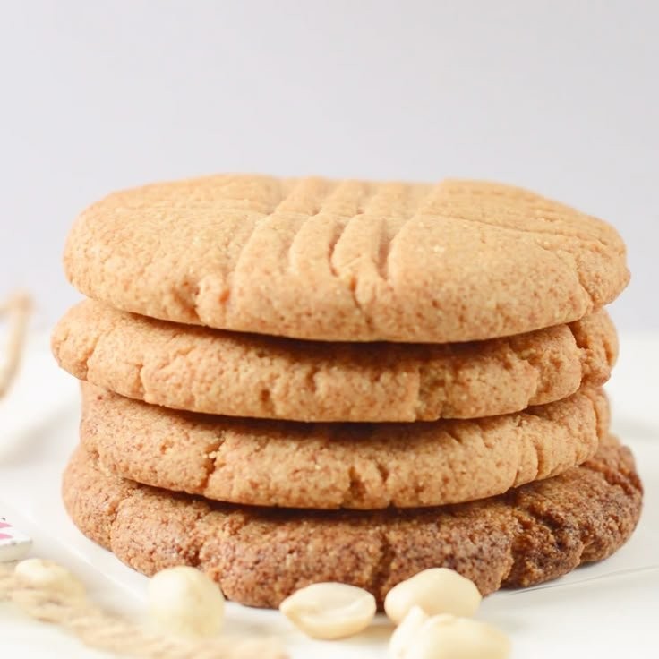 Galletas de mantequilla de maní keto con harina de almendra