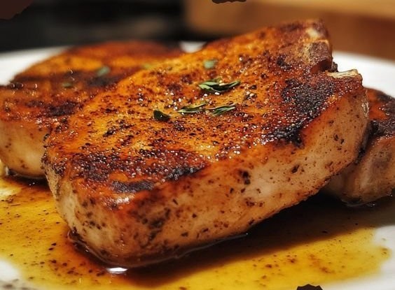 Savory Bone-In Pork Chops