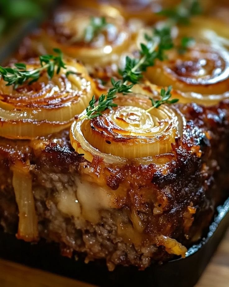 French Onion Meatloaf