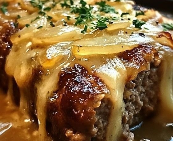 French Onion Meatloaf