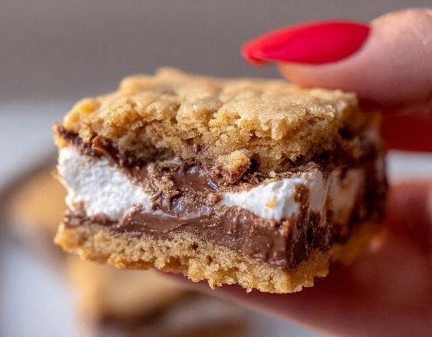 S'mores Cookie Bars
