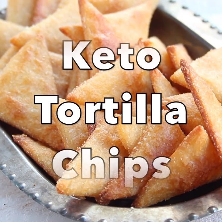 Chips de tortilla keto