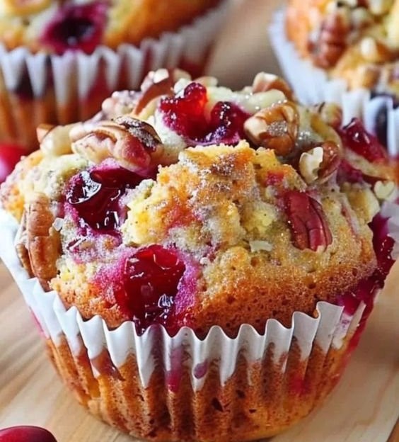 Fresh Cranberry Orange Muffins