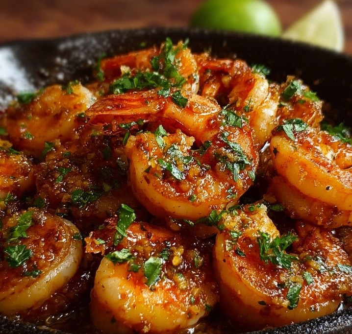 Hawaiian Garlic Shrimp