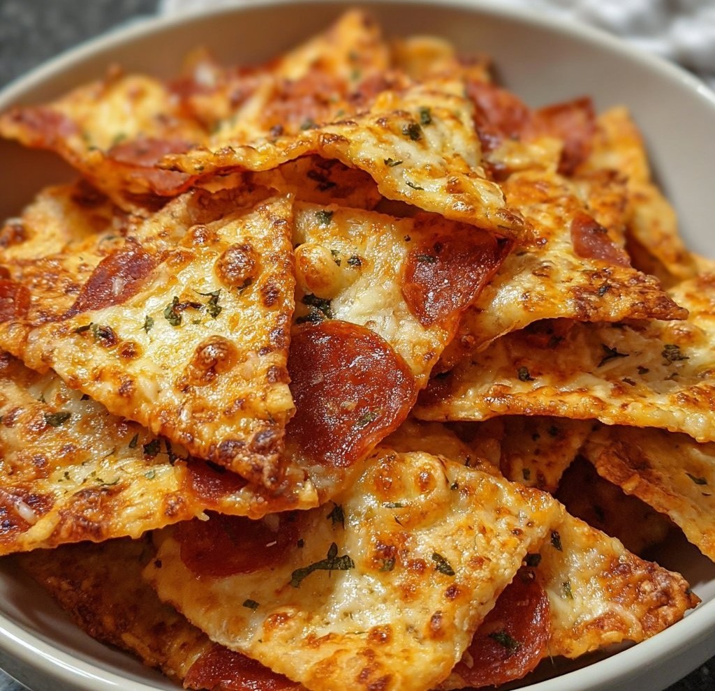 2 Ingredient Pizza Chips