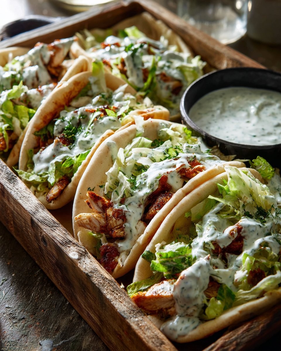 Sheet Pan Chicken Pitas with Herby Ranch