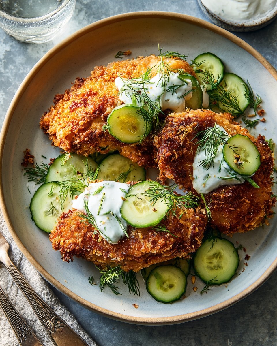 Crispy Dill Pickle Parmesan Chicken