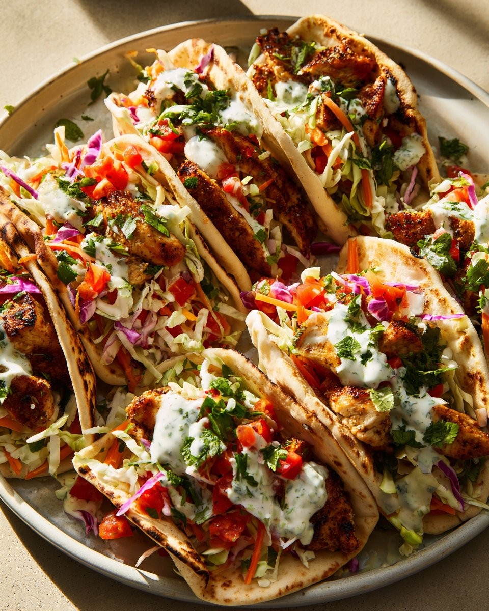 Sheet Pan Chicken Pitas