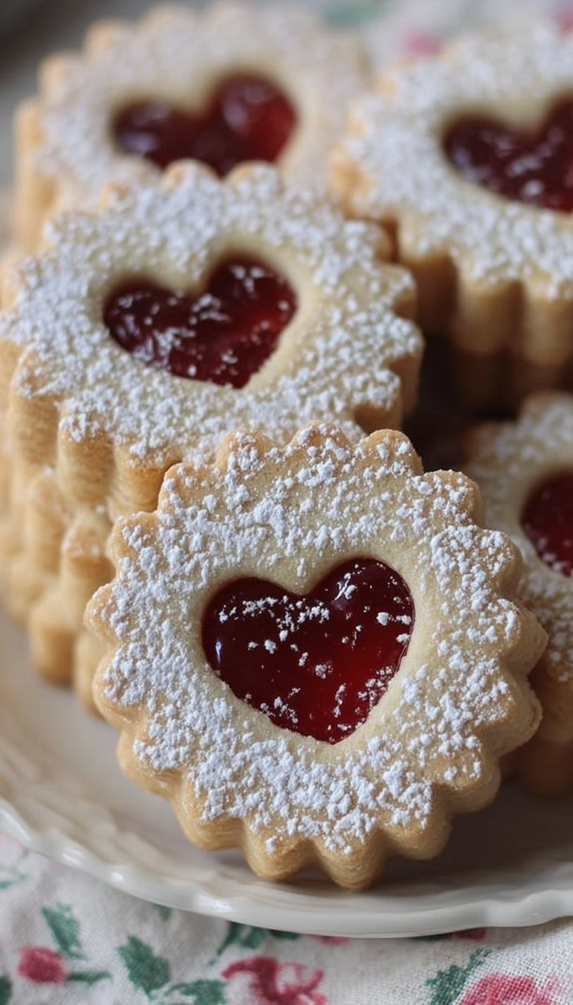 Soft and Sweet Linzer Cookies - Baking with Blondie