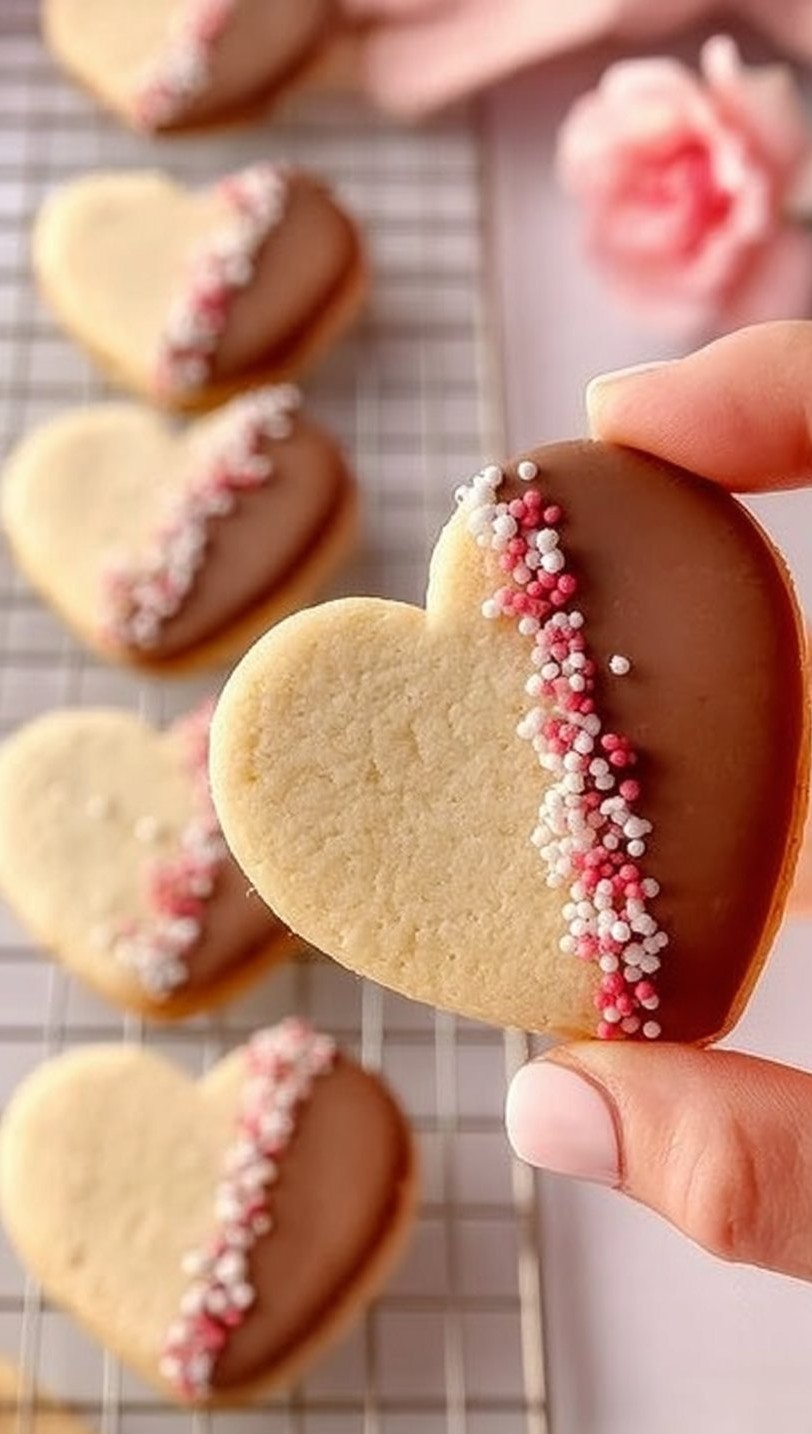 Valentine's Shortbread Hearts
