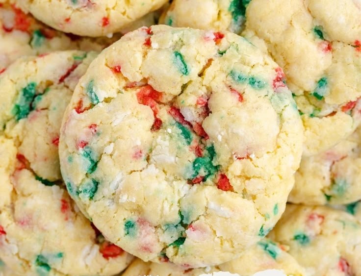 Christmas Gooey Butter Cookies
