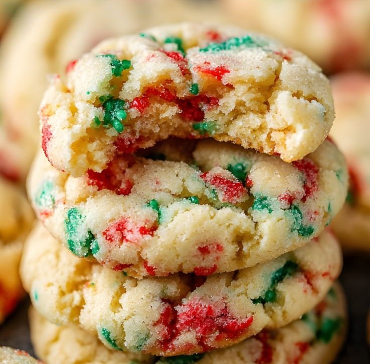 Christmas Gooey Butter Cookies