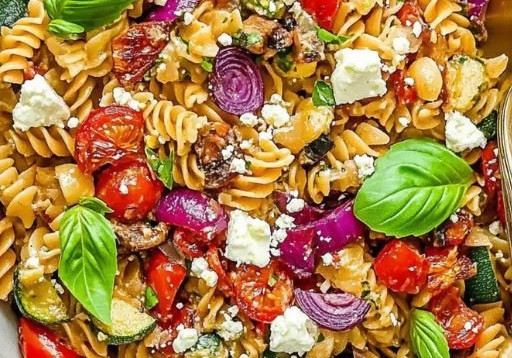 Greek Roasted Vegetable Pasta Salad for Flavor-Packed Meals
